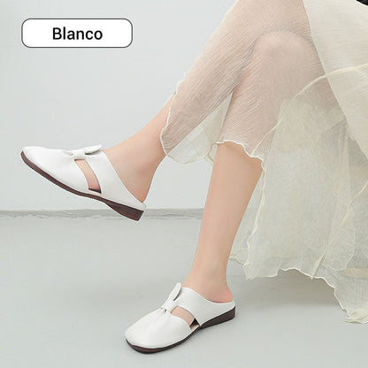 🔥COMPRA 2 ENVÍO GRATIS🔥Mules de Mujer con Suela Blanda y Nudo Retorcido