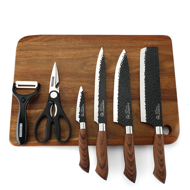 Juego de cuchillos de chef profesionales alemanes - Juego de 6 piezas